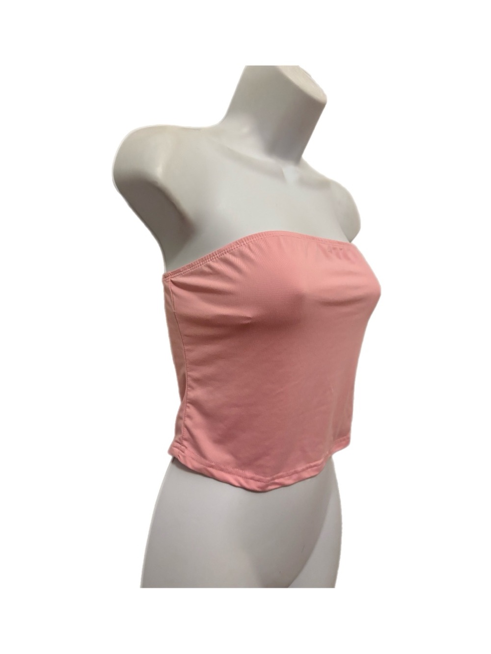 SHEIN Pink Strapless Tube top